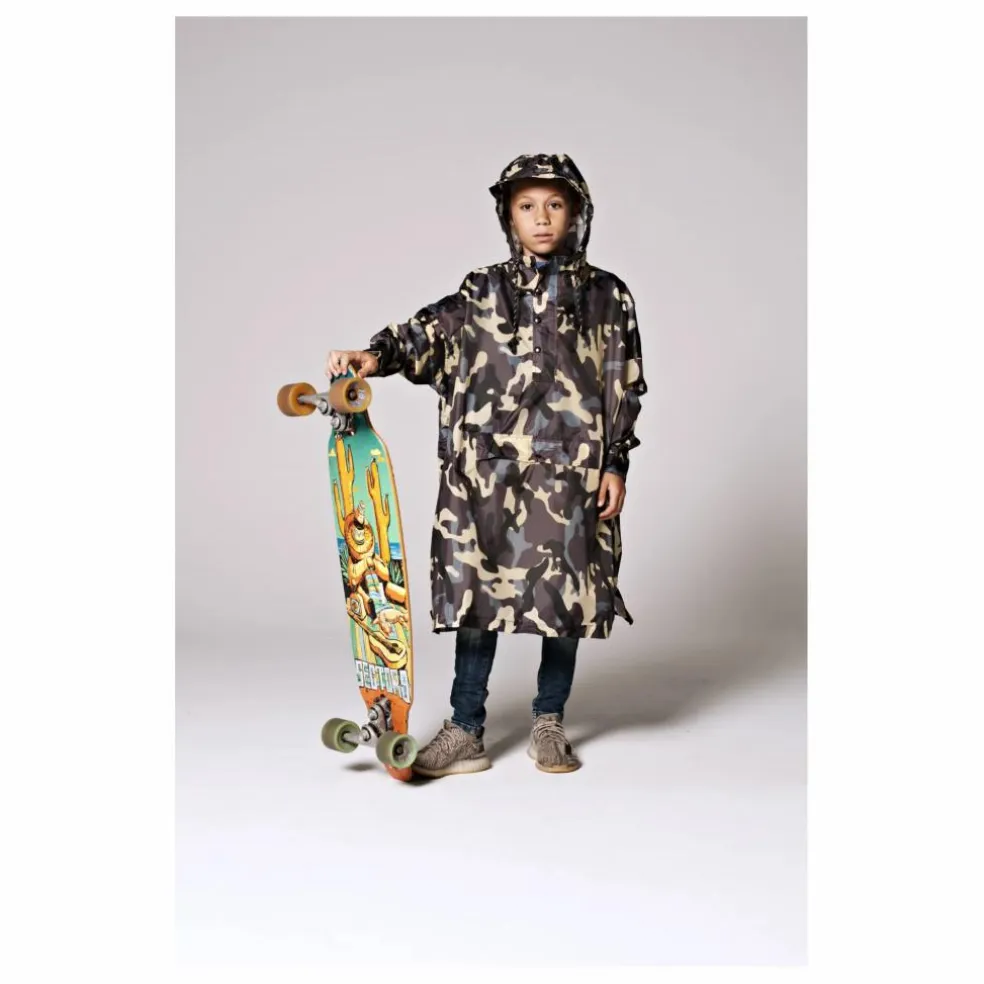 Cape Imperméable Jungle Camo - Collection Enfant | Marron