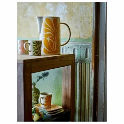 Carafe Fauni en grès | Jaune