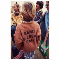 Cardigan Band & Crew Only Laine | Marron