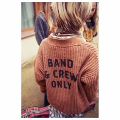 Cardigan Band & Crew Only Laine | Marron