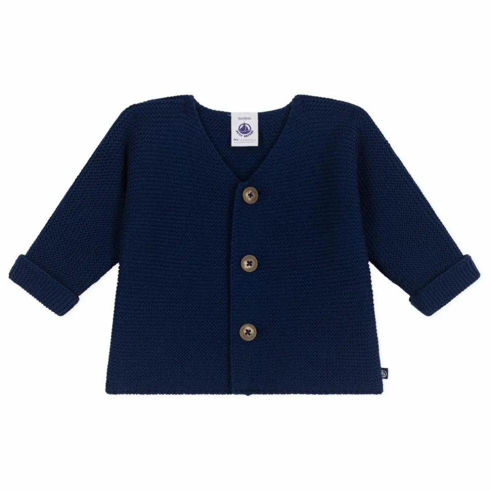 Cardigan Barby Coton Bio | Bleu marine