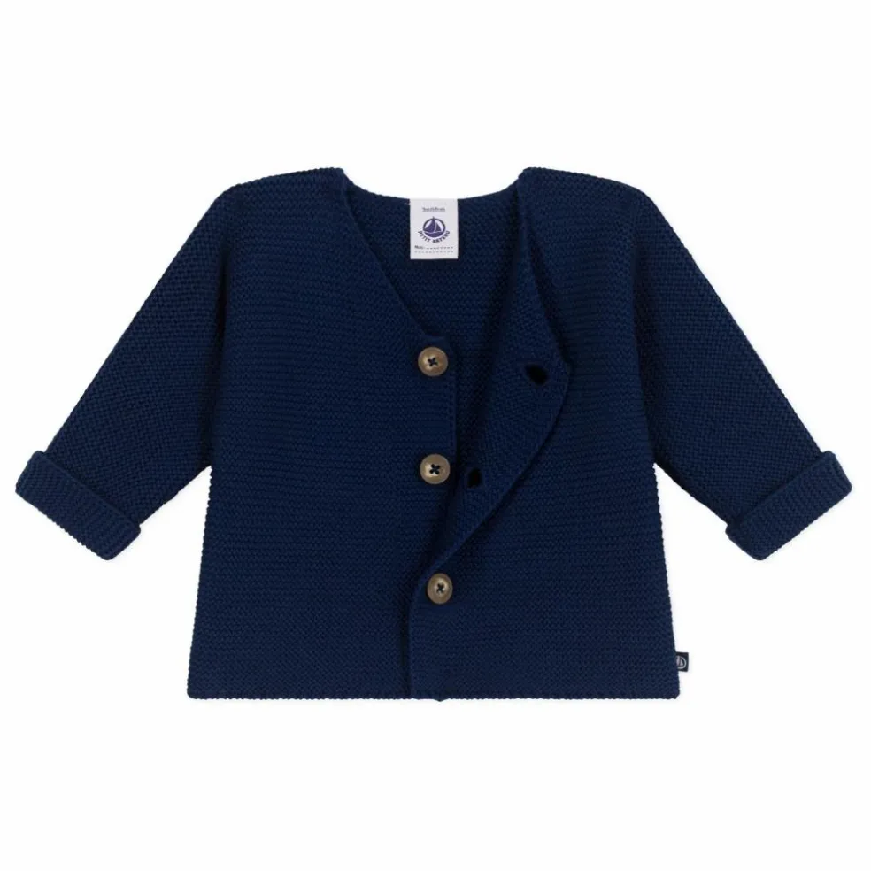 Cardigan Barby Coton Bio | Bleu marine