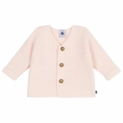 Cardigan Barby Coton Bio | Rose poudré