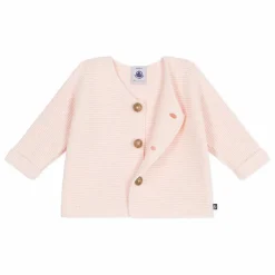 Cardigan Barby Coton Bio | Rose poudré