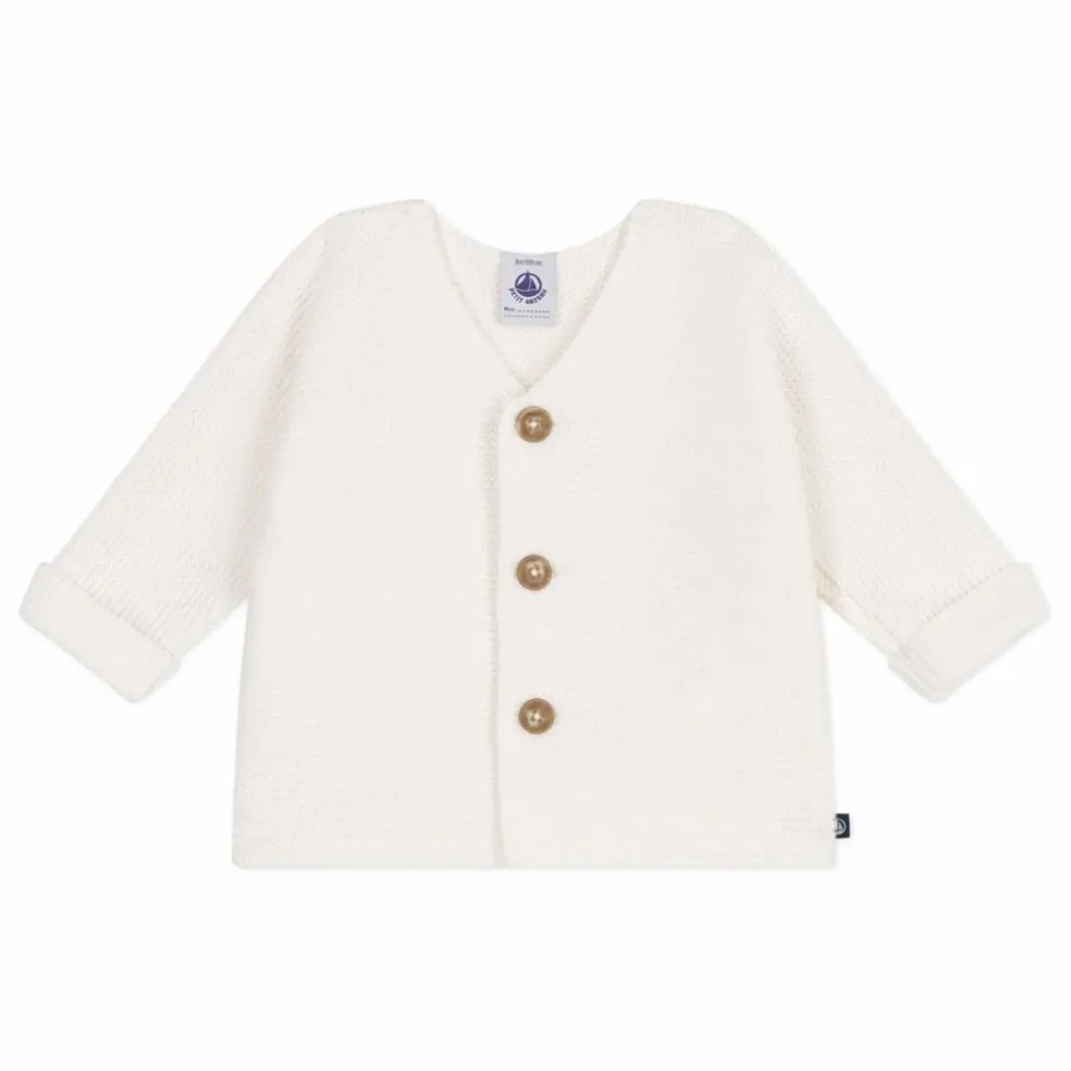 Cardigan Barby Coton Bio | Blanc