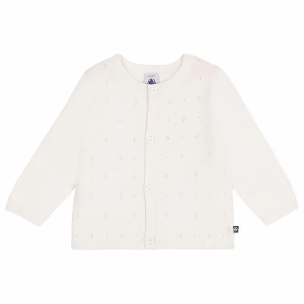 Cardigan Benga Coton Bio | Blanc