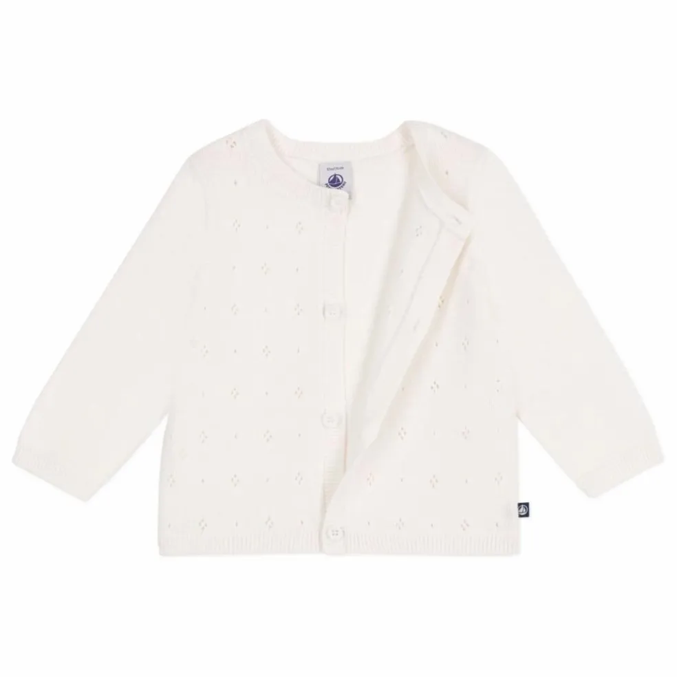 Cardigan Benga Coton Bio | Blanc