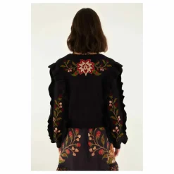 Cardigan Berry Brodé | Noir