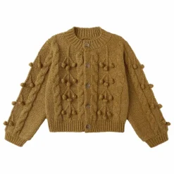 Cardigan Bobble | Ocre