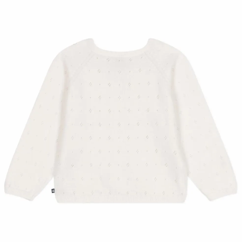 Cardigan Botricot Coton Bio | Blanc