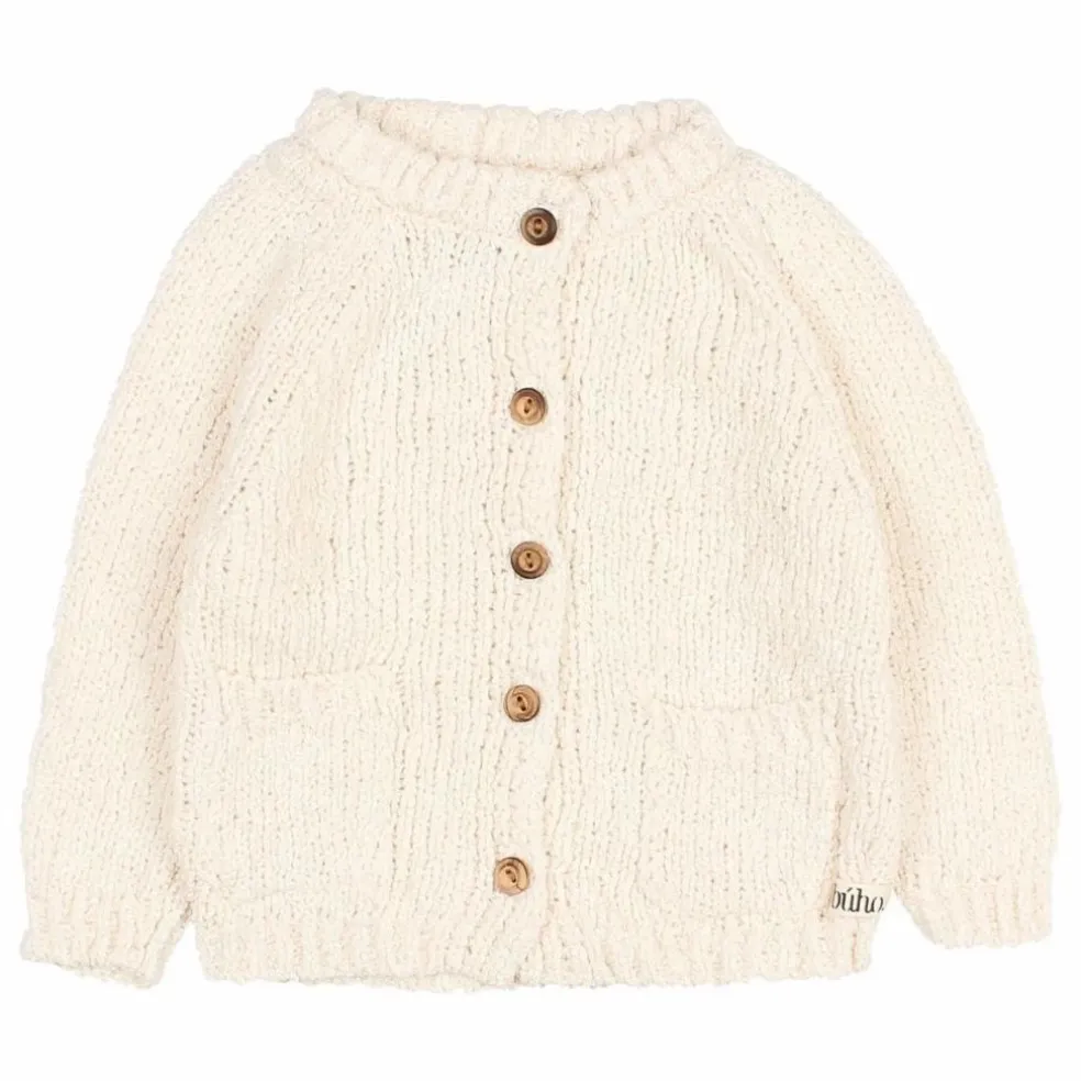Cardigan Bunny Coton Bio | Ecru