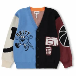 Cardigan Burt Basketball Coton Bio | Noir
