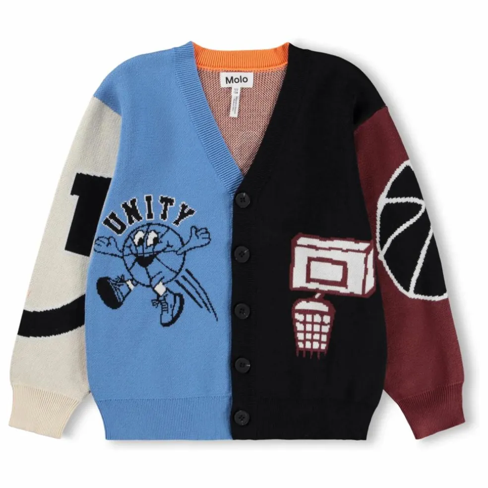 Cardigan Burt Basketball Coton Bio | Noir