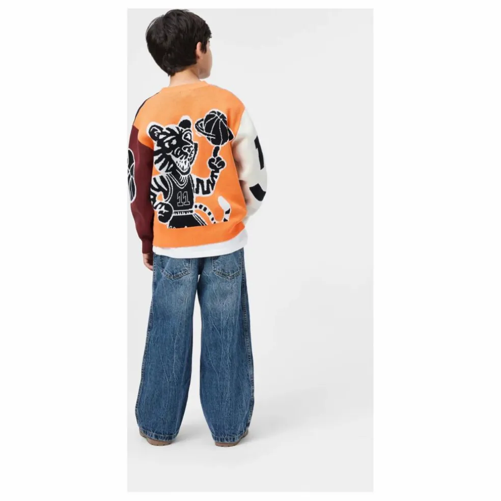 Cardigan Burt Basketball Coton Bio | Noir