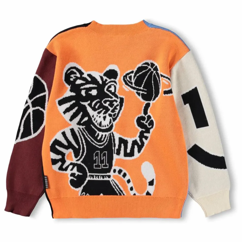 Cardigan Burt Basketball Coton Bio | Noir