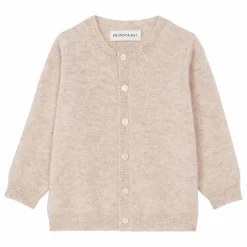 Cardigan Cachemire Mini | Beige chiné