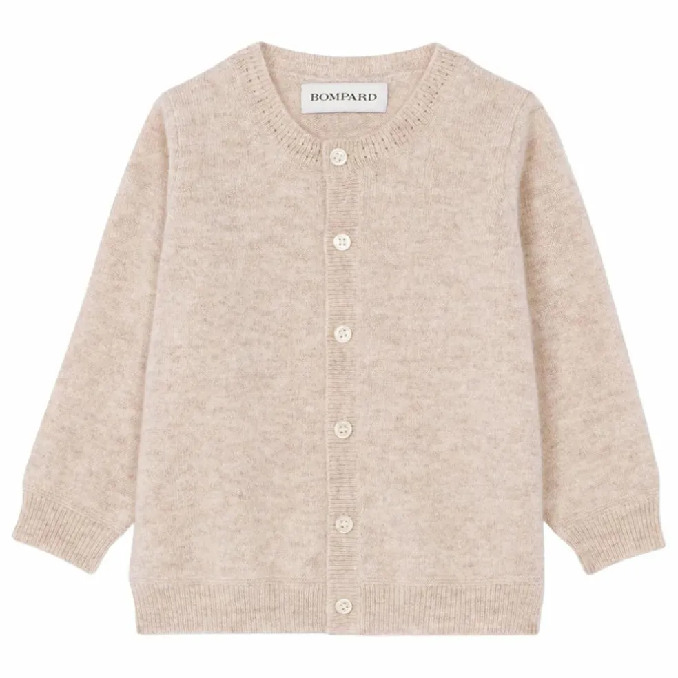 Cardigan Cachemire Mini | Beige chiné