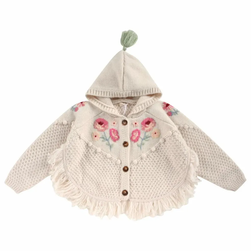 Cardigan Capuche Clara | Ecru