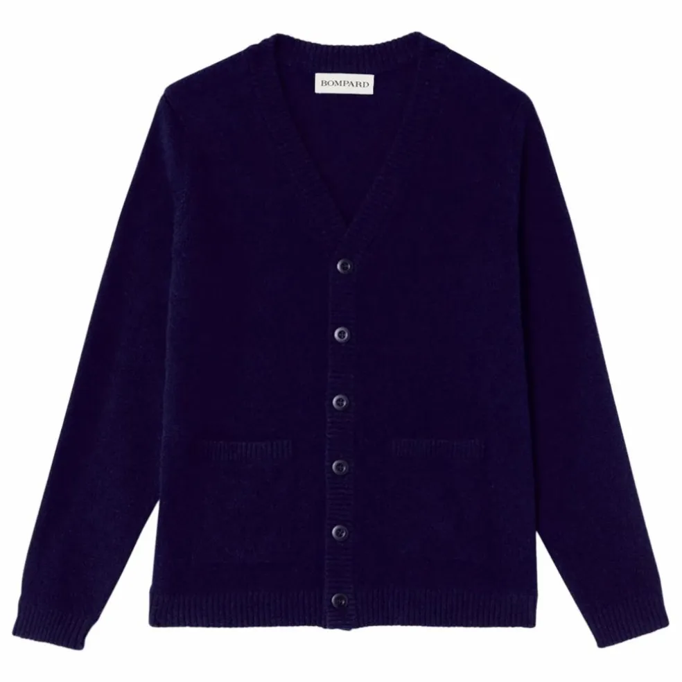 Cardigan Classique Cachemire | Bleu marine