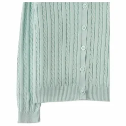 Cardigan Col Claudine | Vert d'eau
