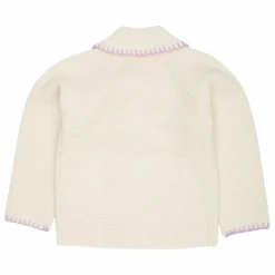 Cardigan Col Echarpe Laine | Crème