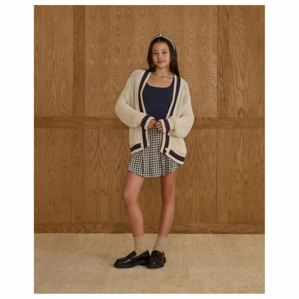Cardigan Collegiate | Ecru