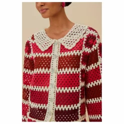 Cardigan Colorful Crochet Tiles | Rouge