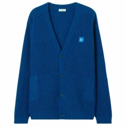 Cardigan Crashway Laine et Alpaga | Bleu roi