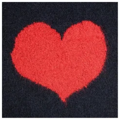 Cardigan Cœur Laine | Bleu nuit