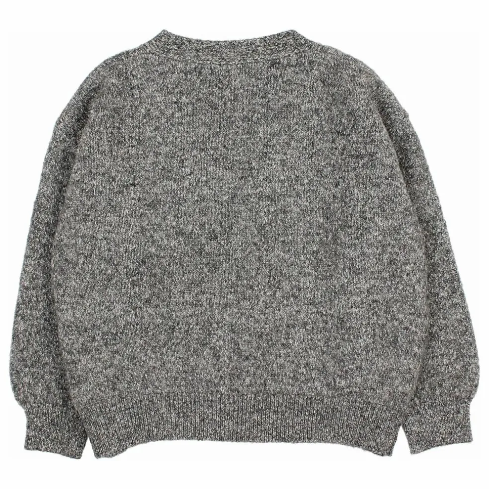 Cardigan Fibres Recyclées | Gris