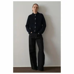 Cardigan Flaubert Laine Mérinos | Bleu marine
