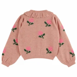 Cardigan Fleurs | Rose