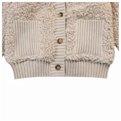 Cardigan Fourré Olaan | Taupe