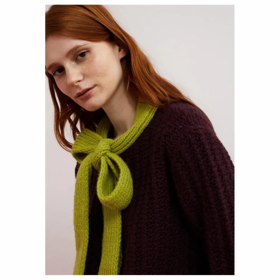 Cardigan Grace | Aubergine