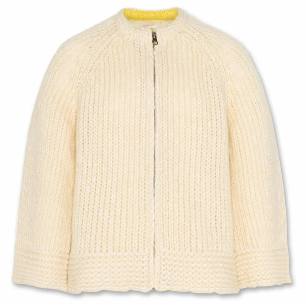 Cardigan Hibiscus | Ecru