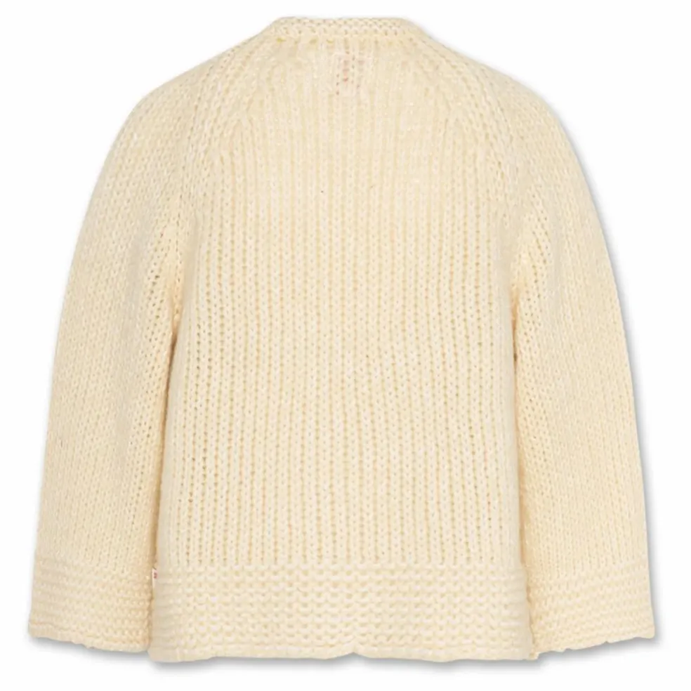 Cardigan Hibiscus | Ecru