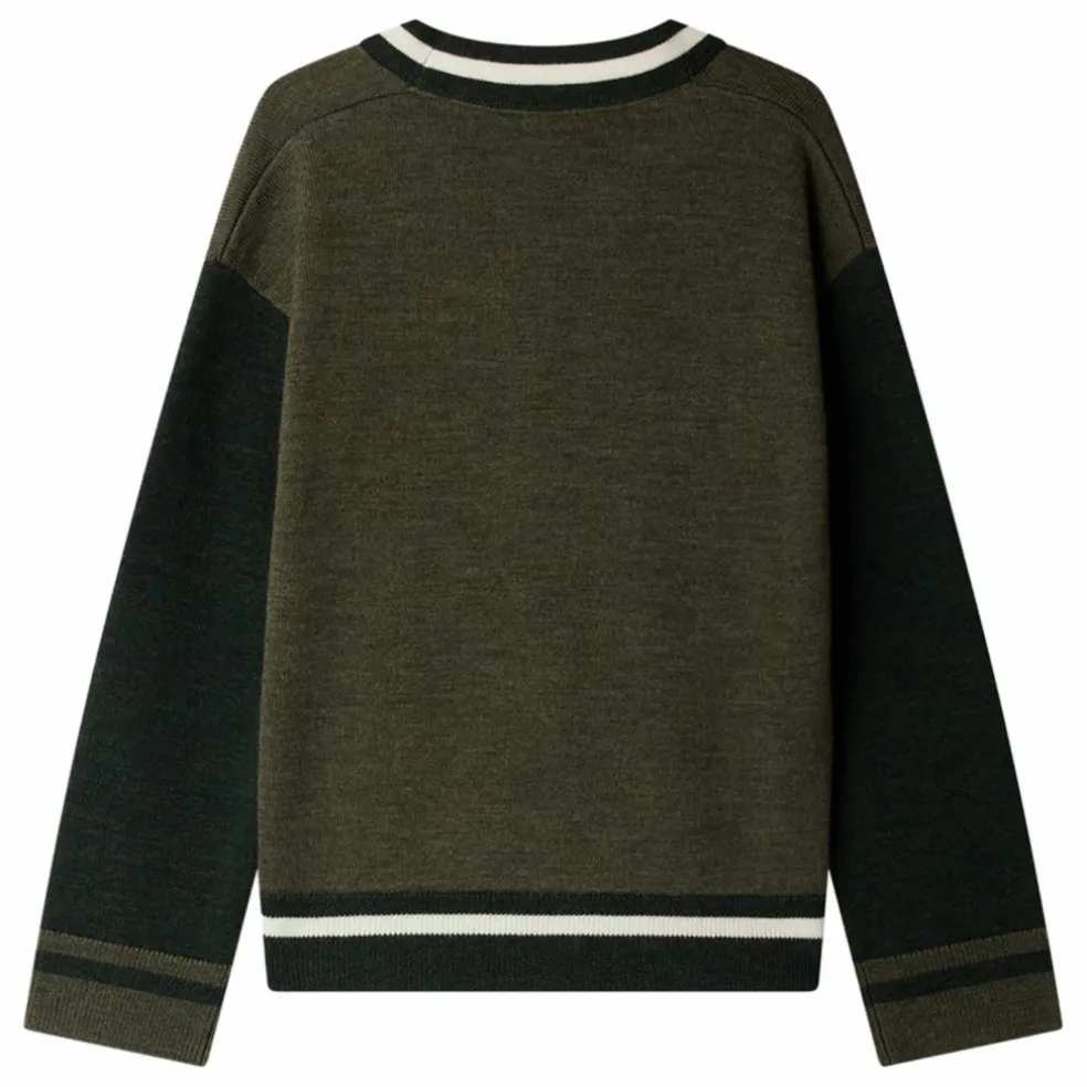 Cardigan Julian Laine | Vert kaki