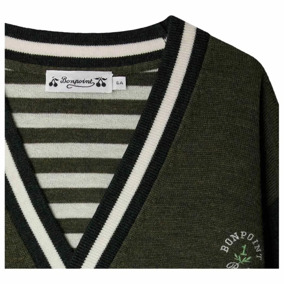 Cardigan Julian Laine | Vert kaki