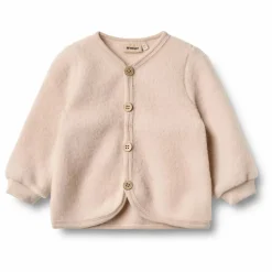Cardigan Kari Laine Mérinos | Rose poudré