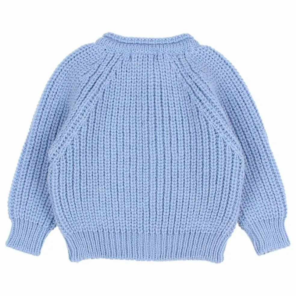 Cardigan Laine | Bleu