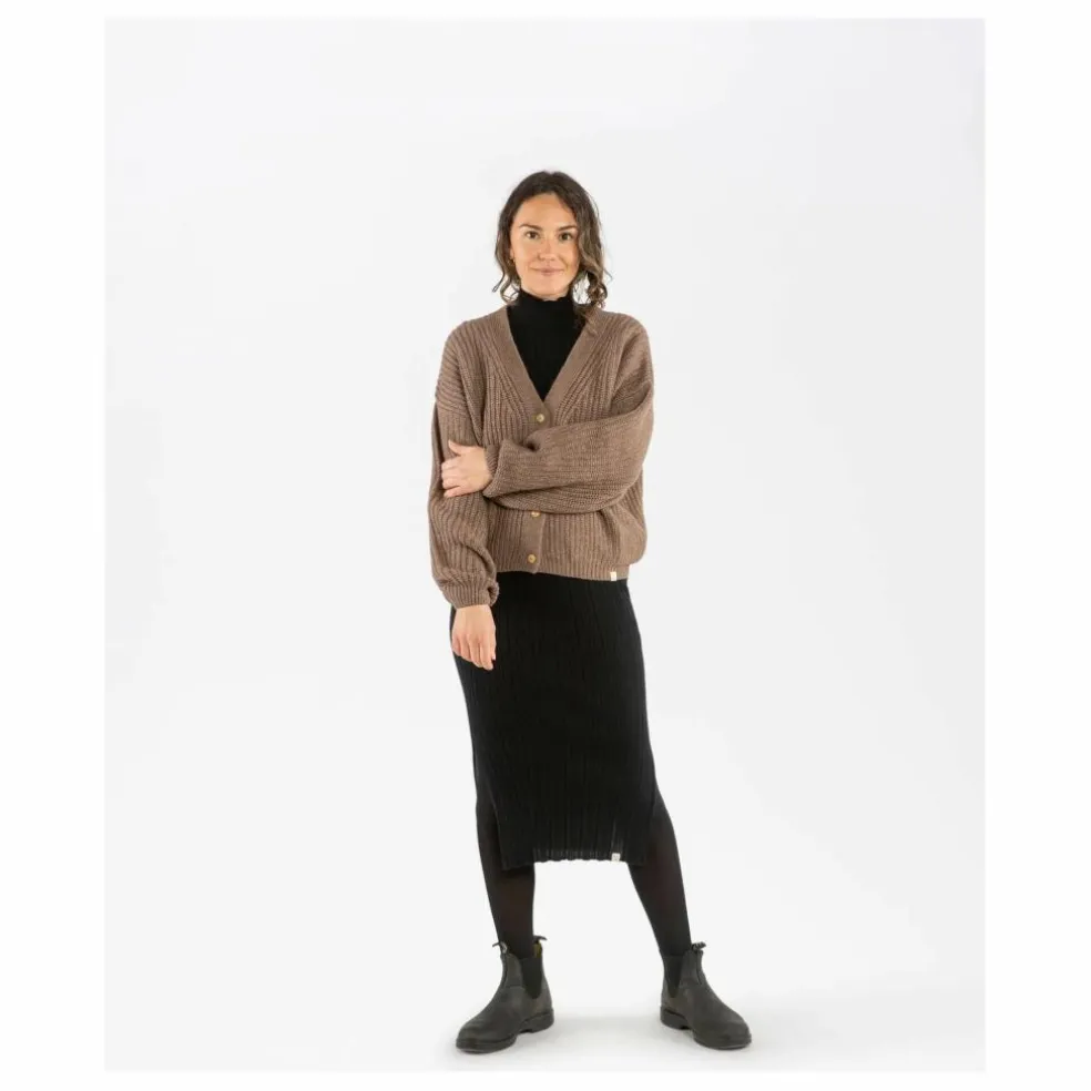 Cardigan Laine | Marron