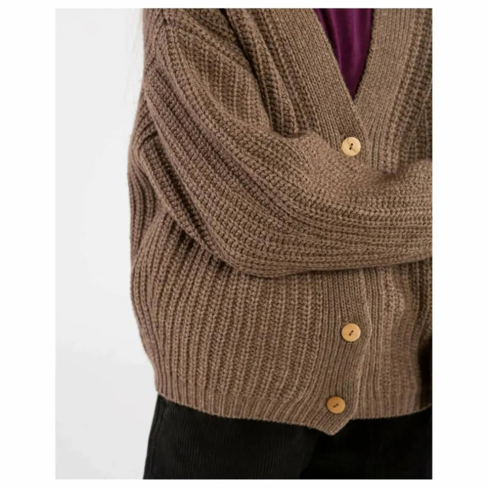 Cardigan Laine | Marron