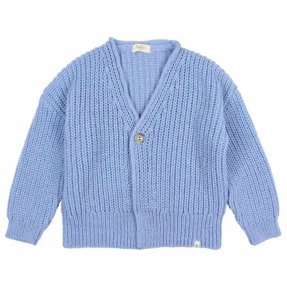Cardigan Laine Alpaga | Bleu