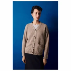Cardigan Laine d'Agneau - Collection Femme | Beige chiné