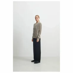 Cardigan Laine d'Agneau - Collection Femme | Beige chiné