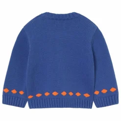 Cardigan Lapins Laine | Bleu