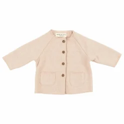 Cardigan Long | Rose pêche