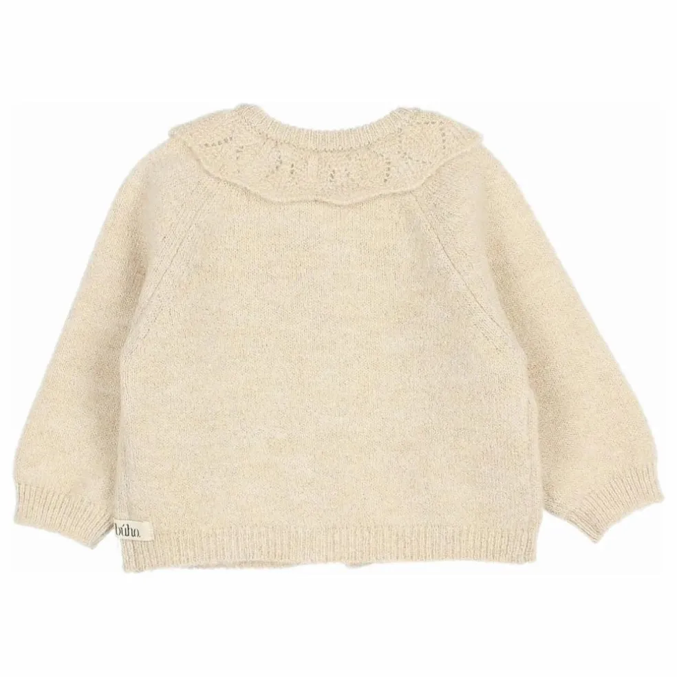 Cardigan Lurex | Beige