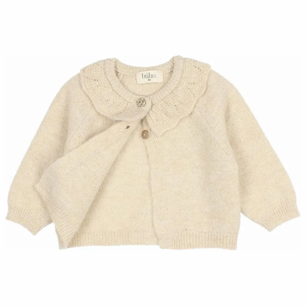 Cardigan Lurex | Beige