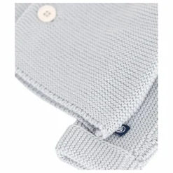 Cardigan Maille Fine Coton Bio | Gris clair